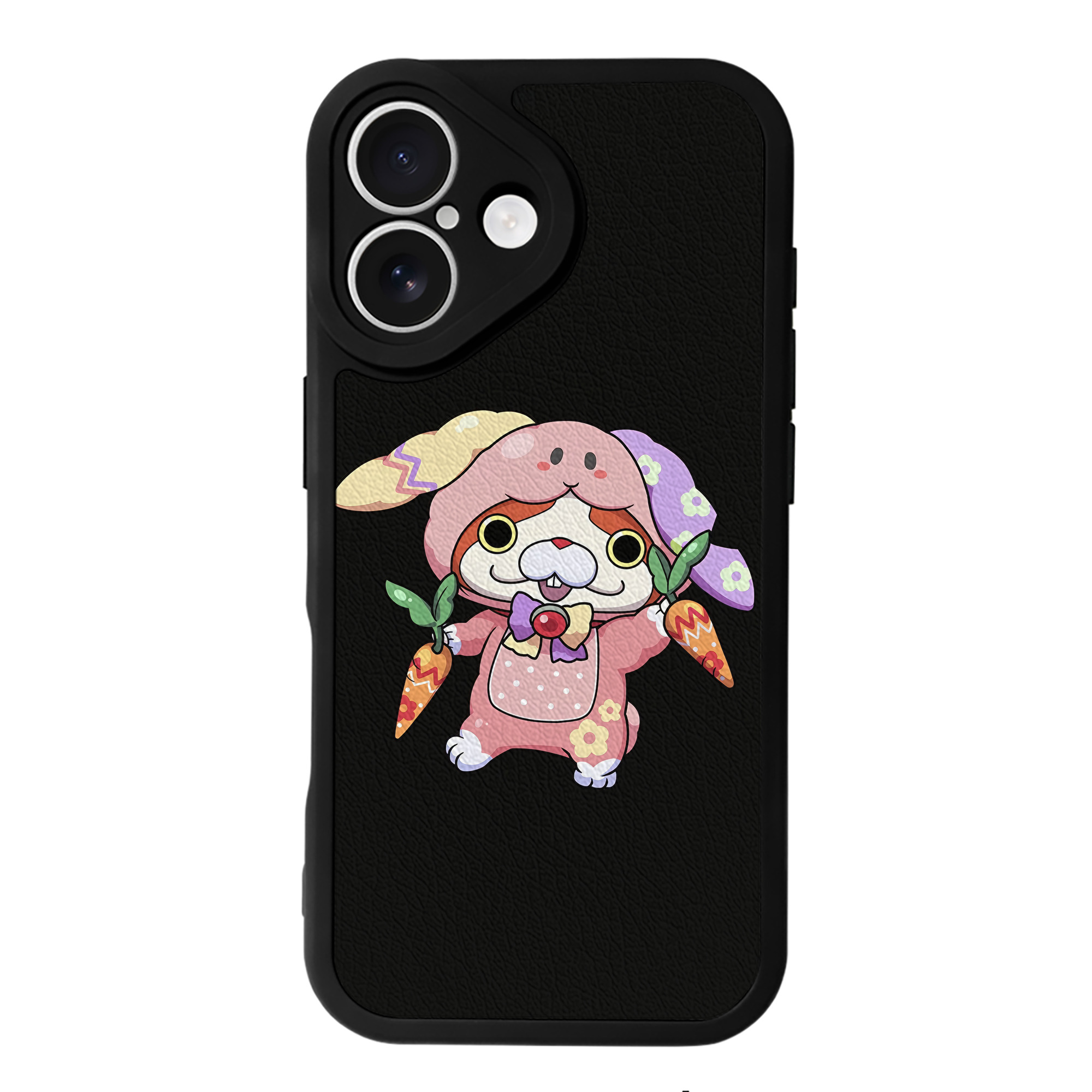 （画像用） 妖怪ウォッチ Yo-kai Watch 【iPhone 16シリーズ対応】シリコンスマホケース（レザー調） 材質：シリコン